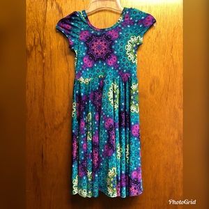 Like new LLR LuLaRoe DDS dress girls 5/6